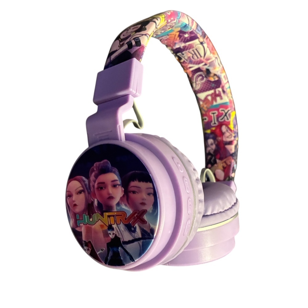 K-pop Wireless Headphones - Purple - Picture 3 of 7